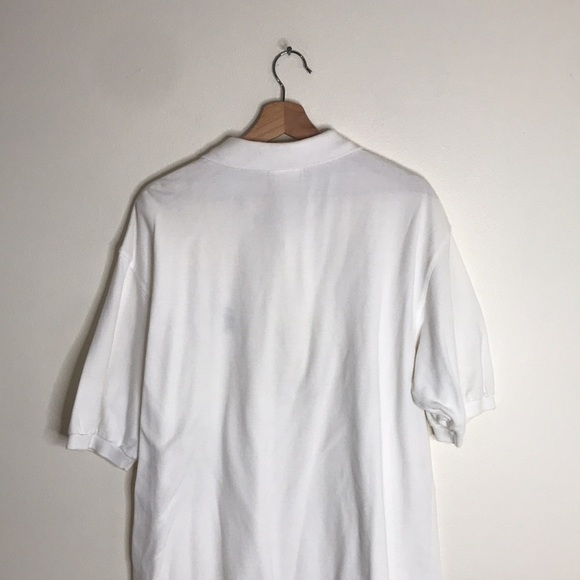 Vintage Walt Disney world white cotton polo shirt with Mickey Mouse large - Picture 11 of 12